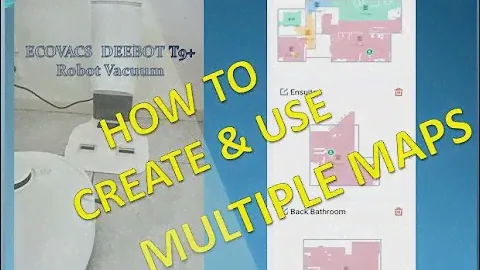 TUTORIAL: Multiple Maps Create and Use ECOVACS DEEBOT T9+ Robot Vacuum