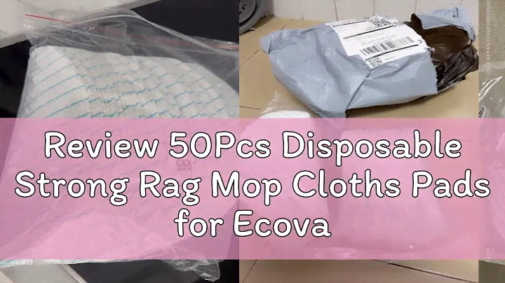 Review 50Pcs Disposable Strong Rag Mop Cloths Pads for Ecovacs Deebot OZMO T8 AIVI T8 Max T9 Power/